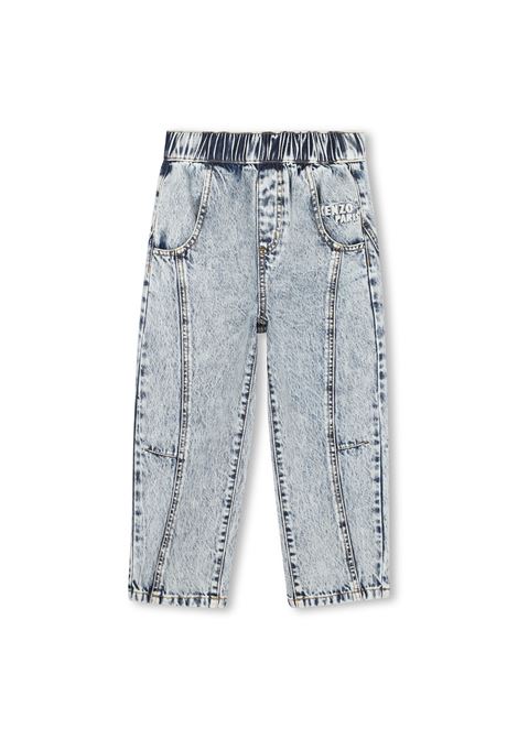 Jeans con effetto vissuto KENZO KIDS | K61326Z04